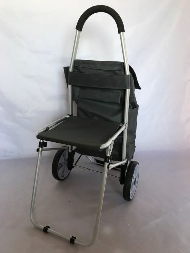 Aluminum Cart w/Seat (Navy)