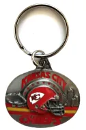 Kansas City Chiefs Pewter Keychain