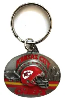 Kansas City Chiefs Pewter Keychain