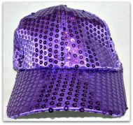 Youth Sequin Baseball Hat 4 Color
