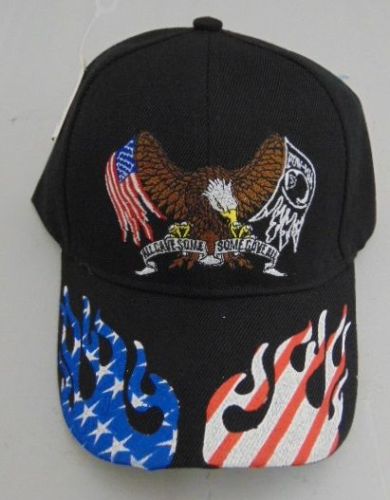 Baseball Cap "USA & POW Flag with Eagle"