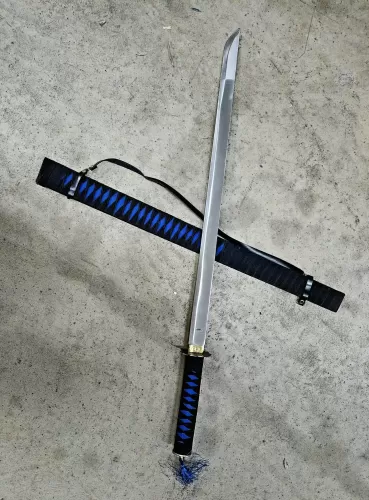 36" Black/Blue Ninja Sword