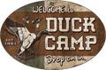 12 x 17 Oval Sign "Duck Camp"