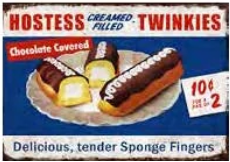 12x15 Metal Sign "Hostess Twinkies"
