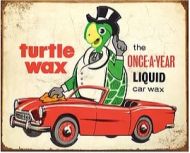 12x15 Metal Sign "Turtle Wax"