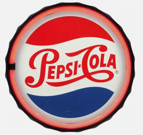 12.5" Rope LED Pepsi Cola Bottle Cap