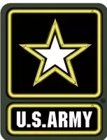 US Army Lenticular 3D Sign (12.8"x16.4")