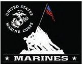 12 x 15 Metal Sign "Marine Memorial"