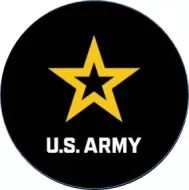 15" Dome US Army Star