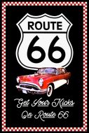 12x16 Metal Sign "Get Your Kicks Route 66"
