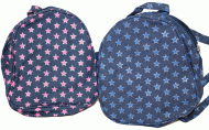 Asst. Blue or Pink Star Small Backpack