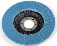 4 1/2" Blue Flap Wheel (40, 60, 80 or 120 Grit)