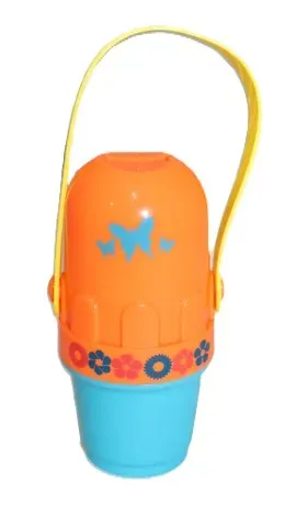 Flower Design-Spill Proof Bubble Container w/ Wand