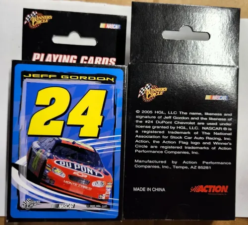 NASCAR #24 (Blue) Playing Cards