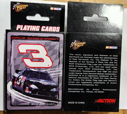 NASCAR #3/Earnhardt (Gray) Playing Cards