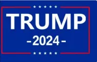 3x5 Flag: Trump 2024 (Blue)