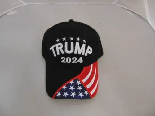 Baseball Cap: Trump 2024 (Black)