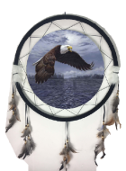 24" Mandala Dream Catcher Eagle (6 Assort)