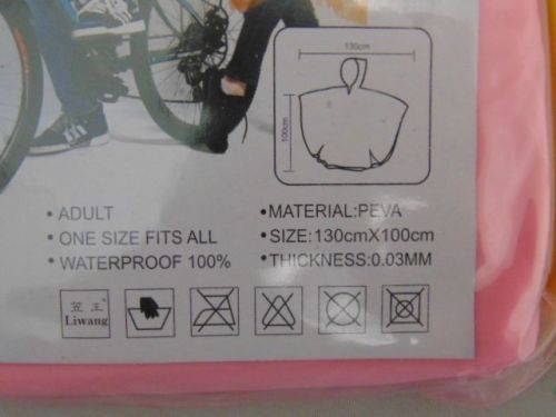 Rain Poncho with Snaps