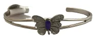 Youth-Butterfly Cuff Bracelet (Pewter)