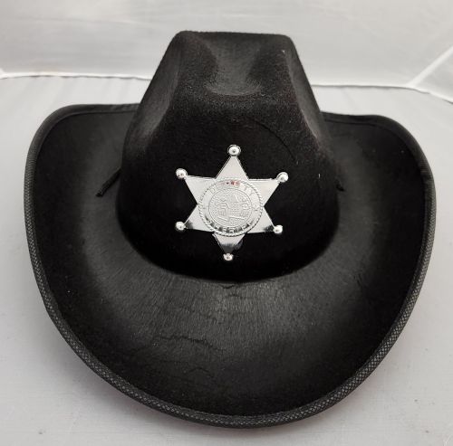 Youth Sheriff Hat Black