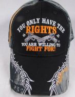 Baseball Cap "Rights Fight For" ($2.50 Each)