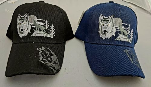 Wolf Baseball Cap-Howling Wolf 