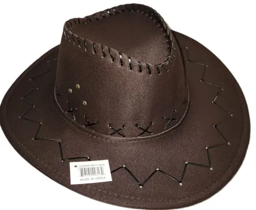 Brown Adult Cowboy Hat