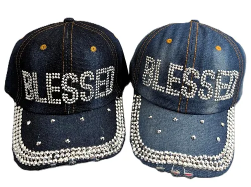 Blessed (Jean Material) Baseball Cap