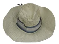 Lady Straw Hat w/ Blue Band (Francescas)