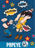 12x17 Metal Sign "Popeye and Brutus"