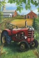 8"x12" Metal Sign "Tractor Country"