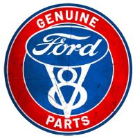 15" Dome "Ford Parts"