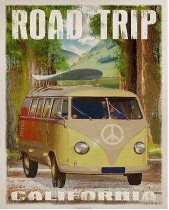 12x15 Road Trip California