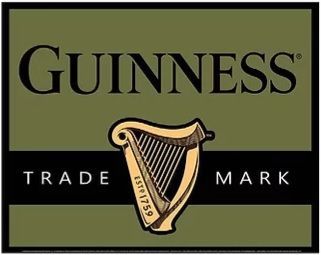 12x15 Metal Sign "Guiness"