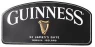 18"x8" Guinness Embossed Metal Sign
