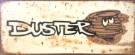 7"x17" Duster Metal Sign