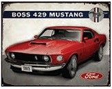 12 x 15 Metal Sign "Ford 69 Mustang Mach"