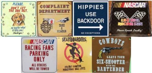 Metal Sign Magnets (Assortment B)