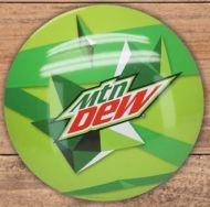 15" Dome Sign "Mt. Dew
