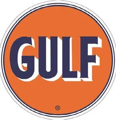 15" Dome Sign: Gulf