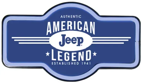 17" Jeep (Blue) Marquee Rope LED