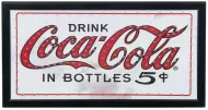 LED Sign: Coca Cola in Bottles