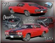 12x15 Metal Sign "70 Chevelle"