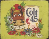 12x15 Metal Sign "Colt 45 with Donkey"