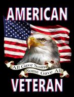 12x16 Metal Sign "American Veteran"