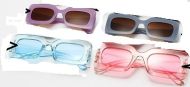 Square Plastic Novelty Eyewear (4 Asst)