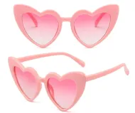 Youth Heart Shaped Novelty Eyewear (Pink)