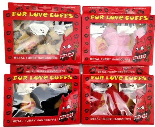 Novelty Fur Handcuffs