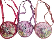 5" Round Unicorn Purse (3 Colors)